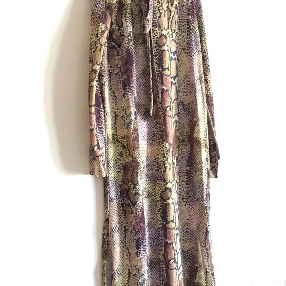 ASOS animal snake print midi dress - Picture 2 of 6